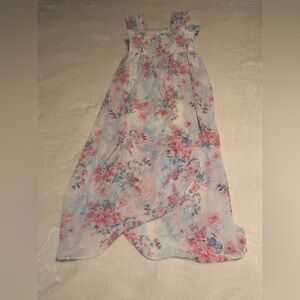 NWT Girls L Rare Editions Chiffon Maxi Dress